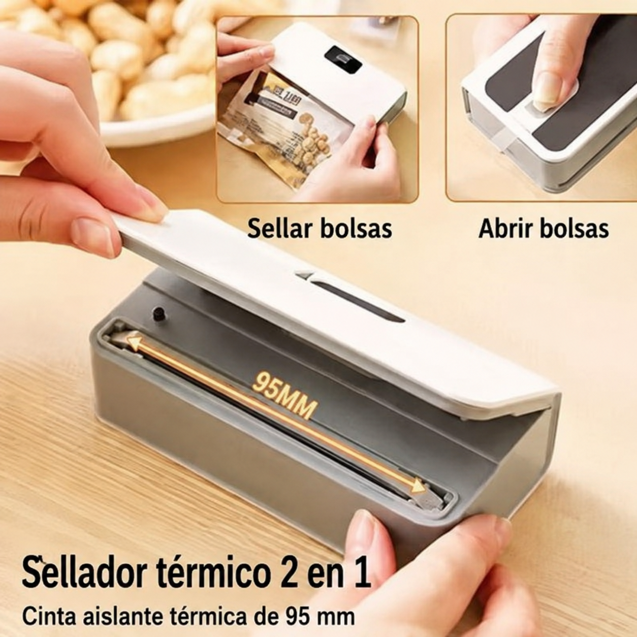 Sellador Térmico de Bolsas